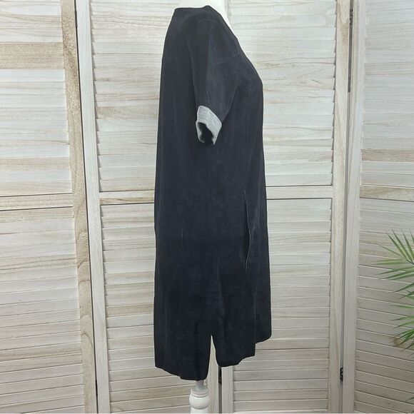 Vince Goat Suede Shift Mini Dress Small - Picture 4 of 15